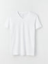 LC Waikiki V Neck Short Sleeve Combed Cotton Men's T-shirt